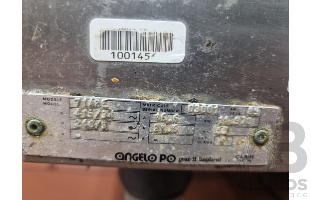 Angelo Po Commercial Electric Stainless Steel Brat Pan