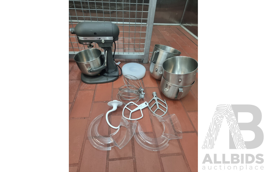 Kitchen Aid Commercial Heavy Duty Stand Mixer with Accessories ETC