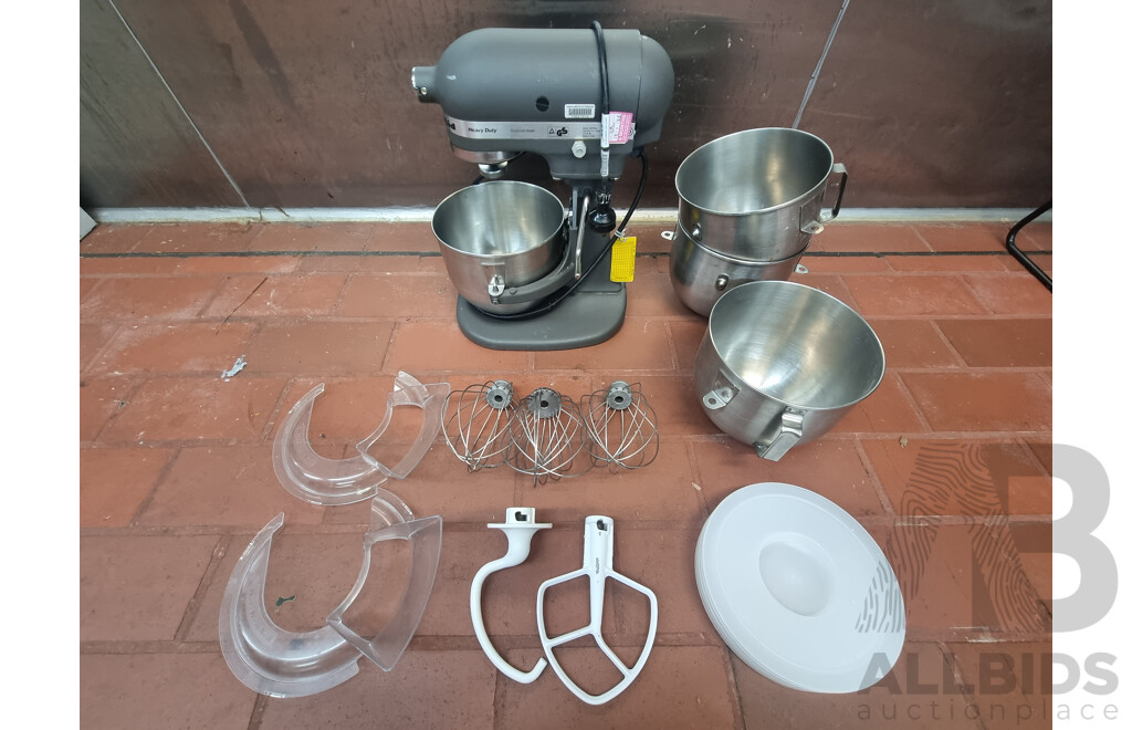 Kitchen Aid Commercial Heavy Duty Stand Mixer with Accessories ETC