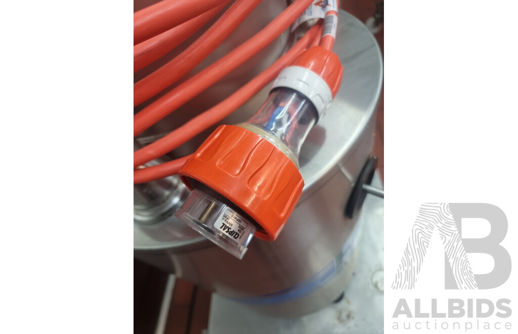 Thompson Commercial 20KG Sausage Filler on Stainless Steel Service Trolley