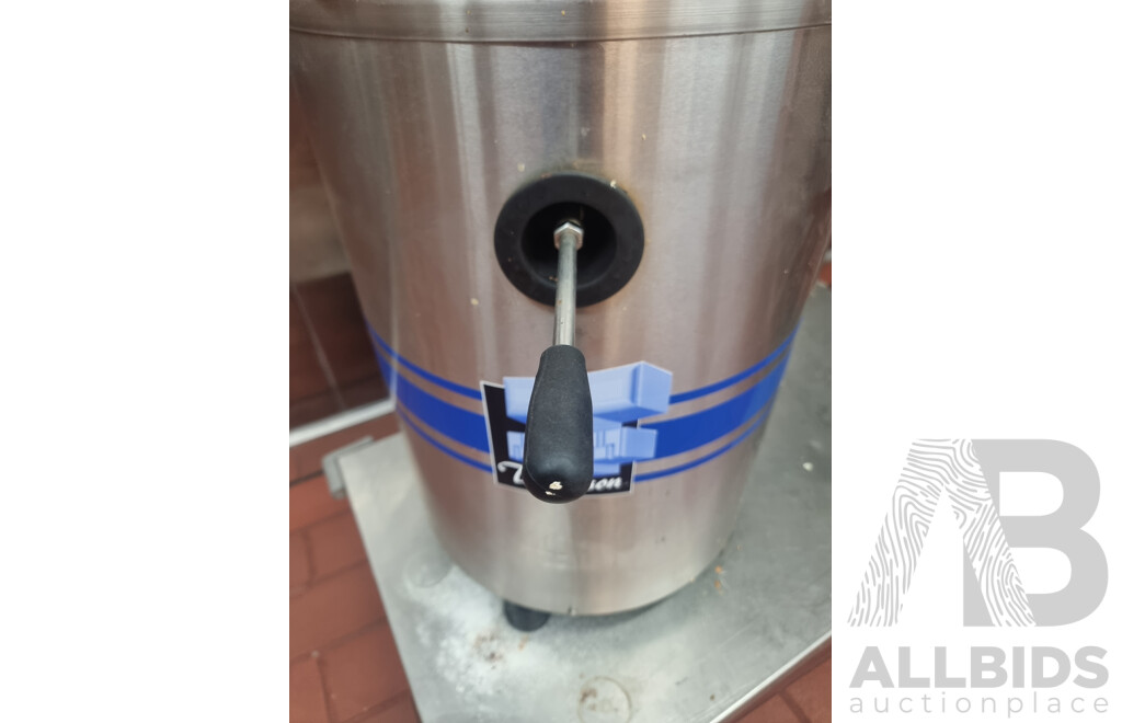 Thompson Commercial 20KG Sausage Filler on Stainless Steel Service Trolley