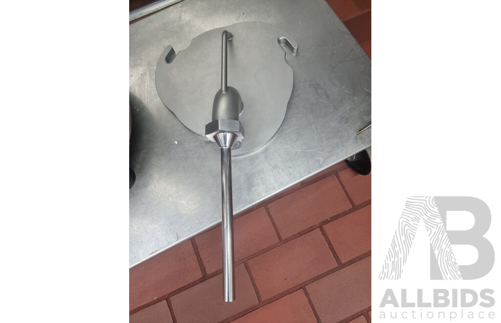 Thompson Commercial 20KG Sausage Filler on Stainless Steel Service Trolley