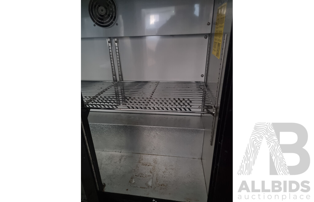 Polar Commercial 2 Sliding Door Under Bench Bar Fridge