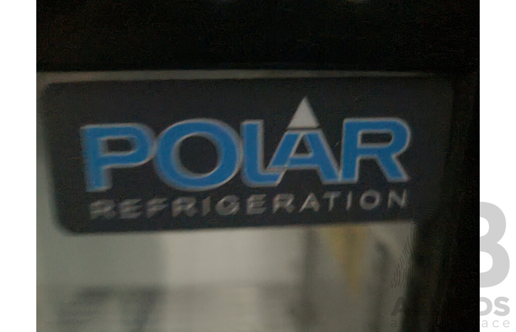 Polar Commercial 2 Sliding Door Under Bench Bar Fridge