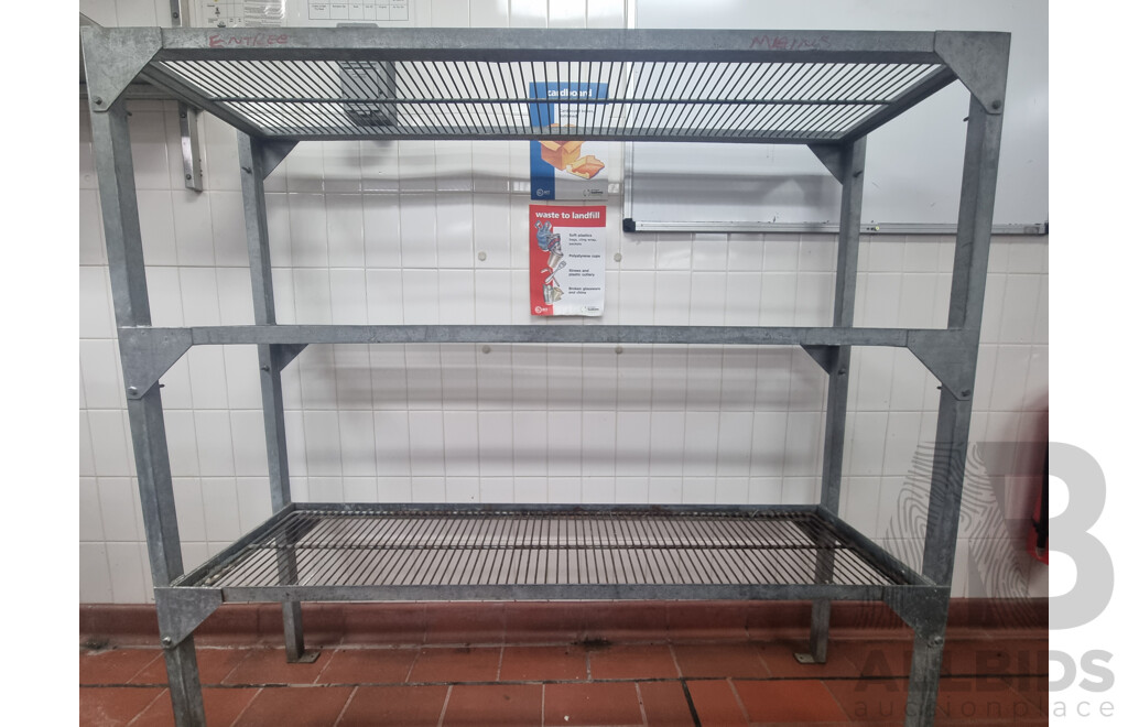 Stainless Steel Workbench with Under Shelf Storage, Contents & Kitchen Racking ETC