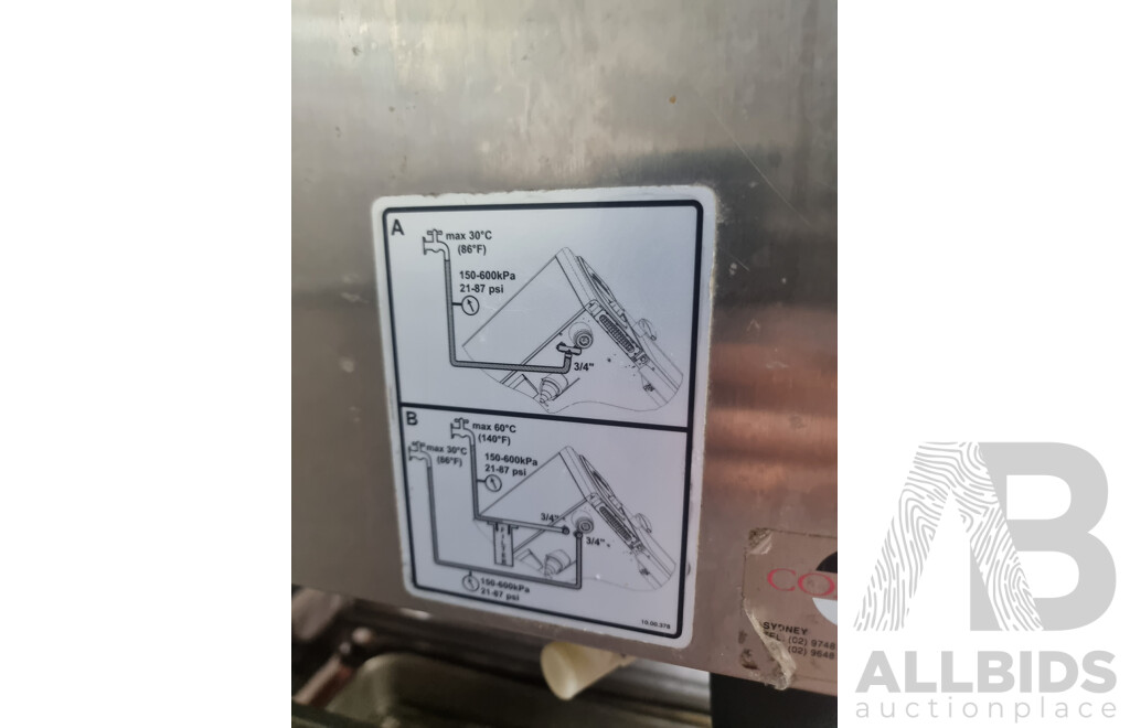 Rational SCC101 Combi Oven with 12 Slot Cooling Rack Stand