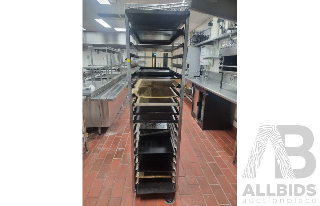 Bakery Trolley with Baking Trays to Suit ETC