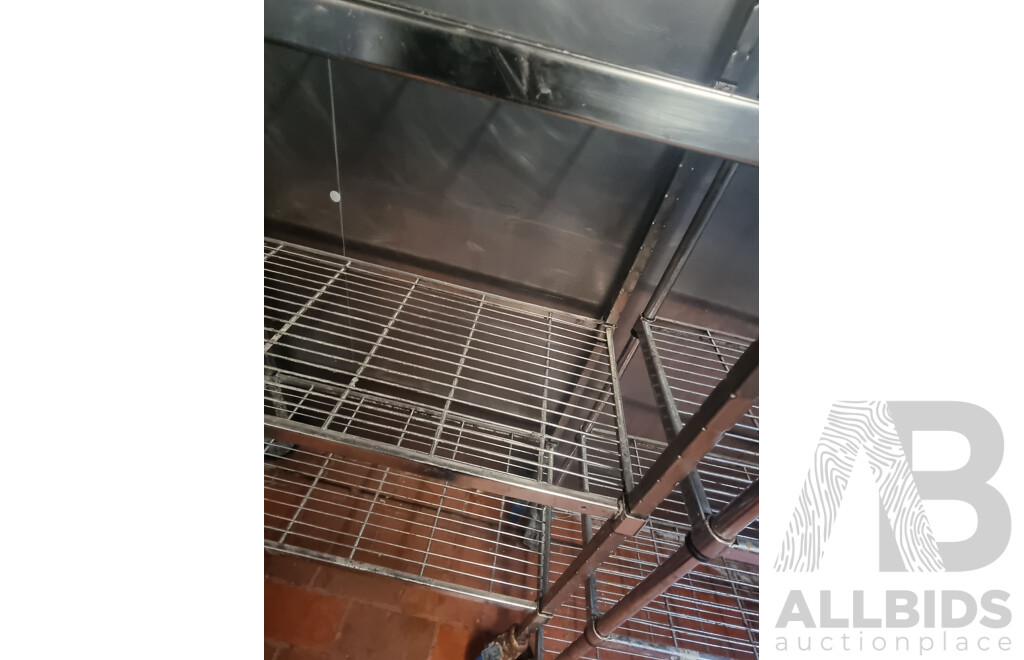 2 Kitchen Racking Trolleys