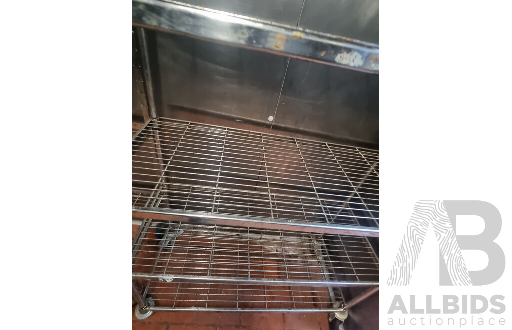 2 Kitchen Racking Trolleys