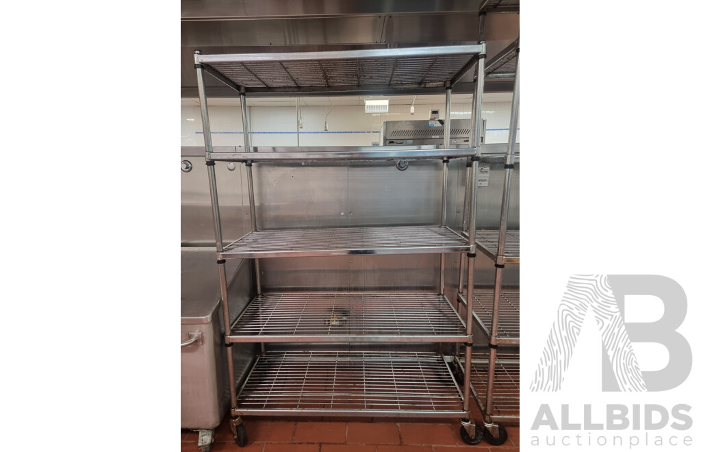 2 Kitchen Racking Trolleys