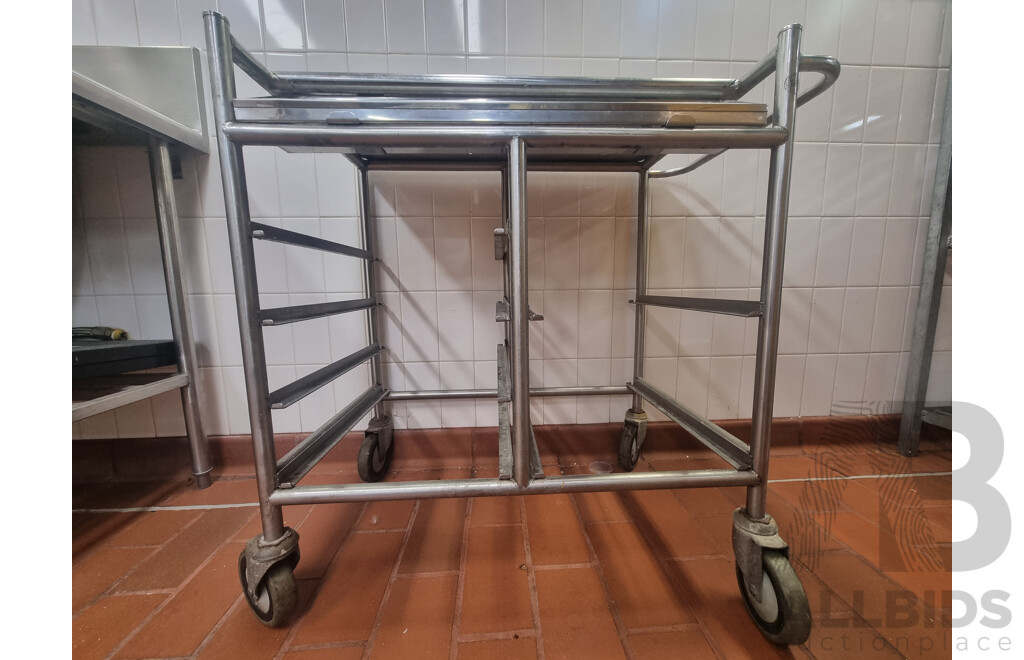 Stainless Steel Prep Trolley
