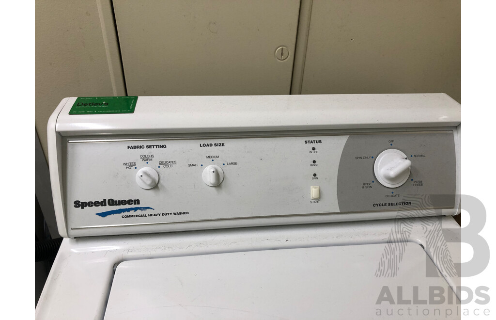 Alliance Laundry Systems Speed Queen 9kg Commercial Heavy Duty Washing Machine