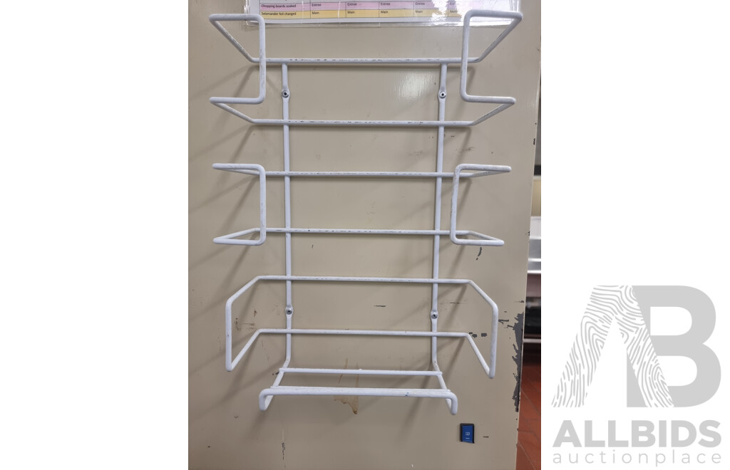 Metal 2 Door Cabinet Locker with 5 Shelves
