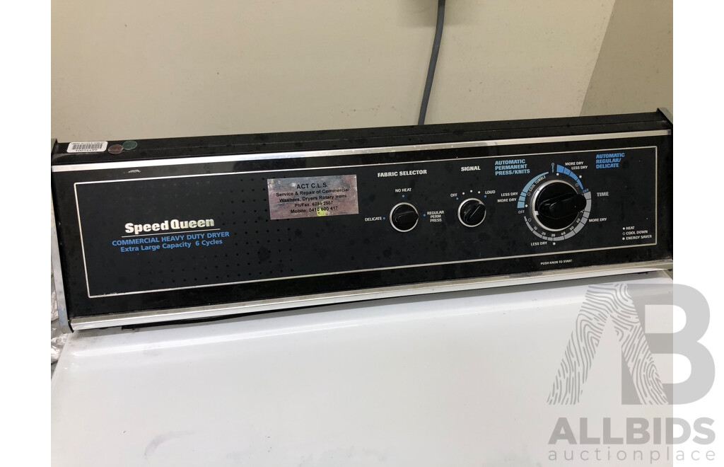 Alliance Laundry Systems Speed Queen 9kg Commercial Heavy Duty Dryer