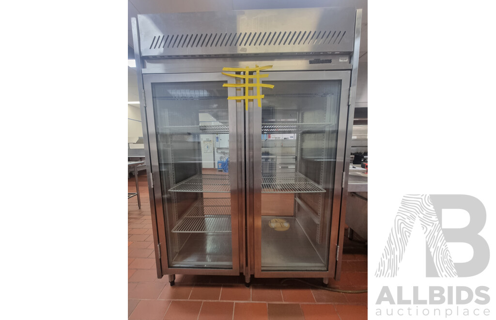 Williams Commercial Double Sided 4 Door Glass Upright Fridge