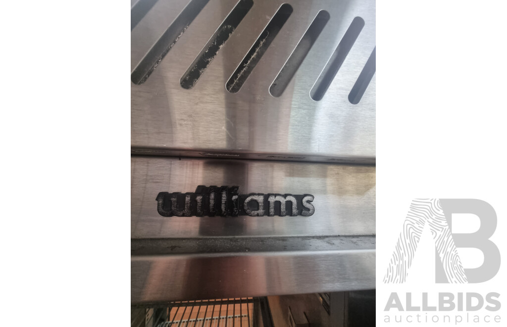 Williams Commercial Double Sided 4 Door Glass Upright Fridge
