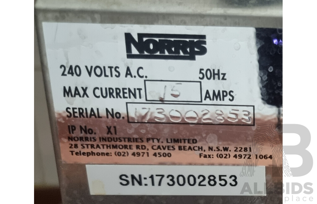 Norris Commercial Glassmate Under Bench Glass Washer