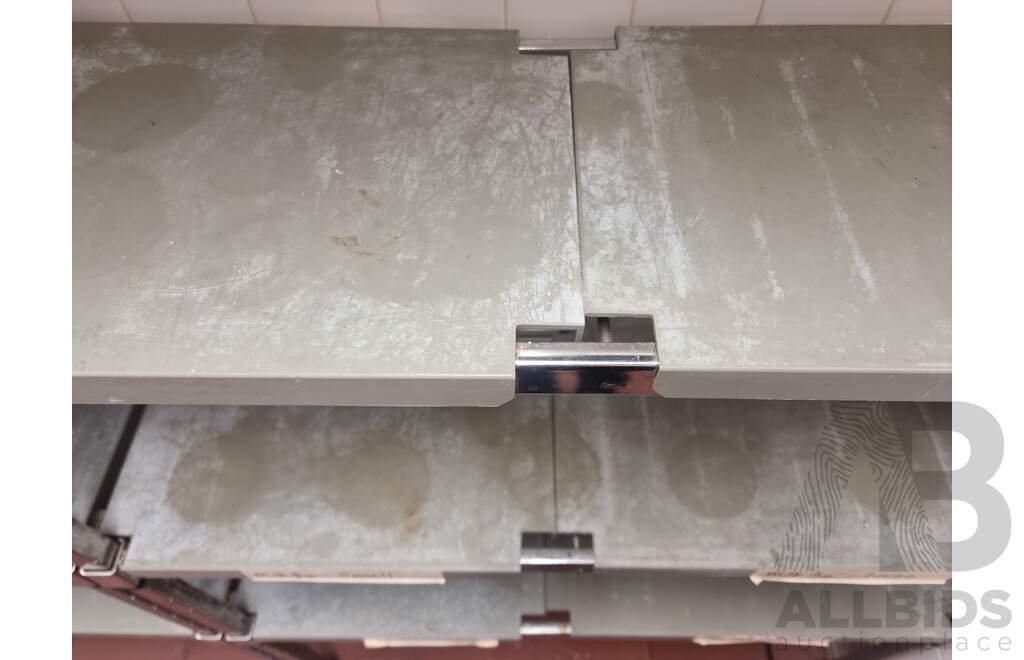 2 Kitchen Racking/Shelving ETC