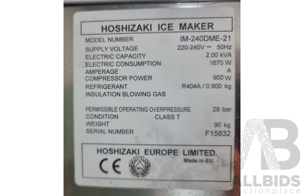 Hoshizaki Commercial Ice Maker