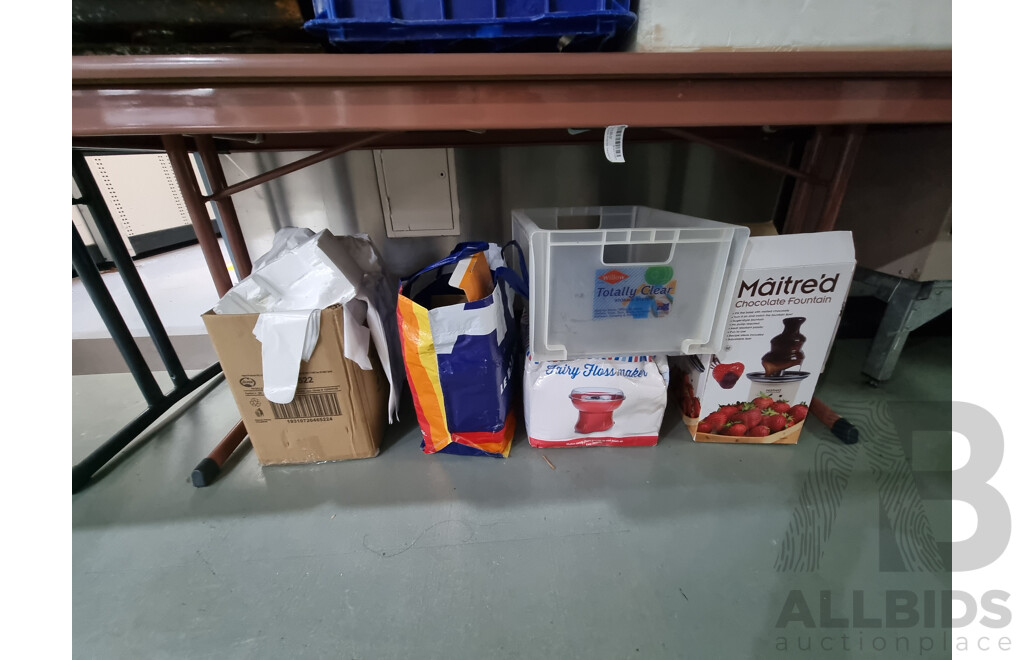 2 Trestle Tables & Contents ETC