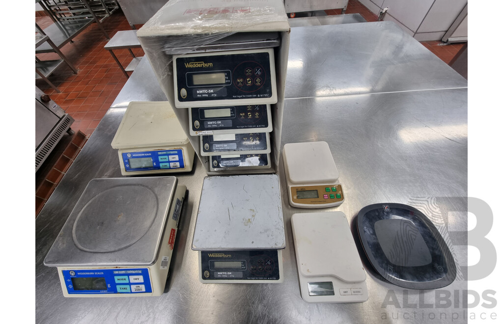 Lot of 10 Kitchen Scales ETC