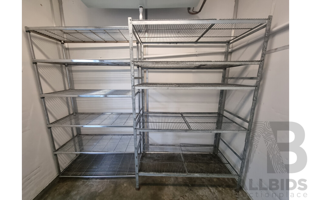 Job Lot of 2 Kitchen Racking Shelves