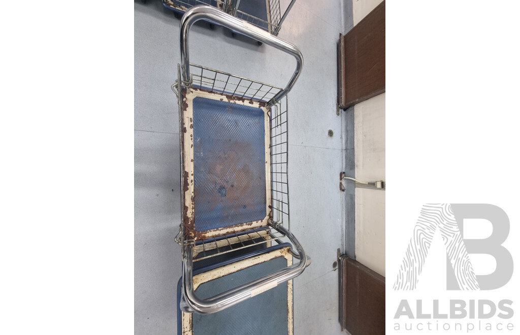 Lot of 2 Service Trolleys ETC