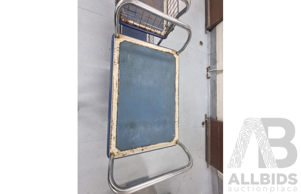 Lot of 2 Service Trolleys ETC