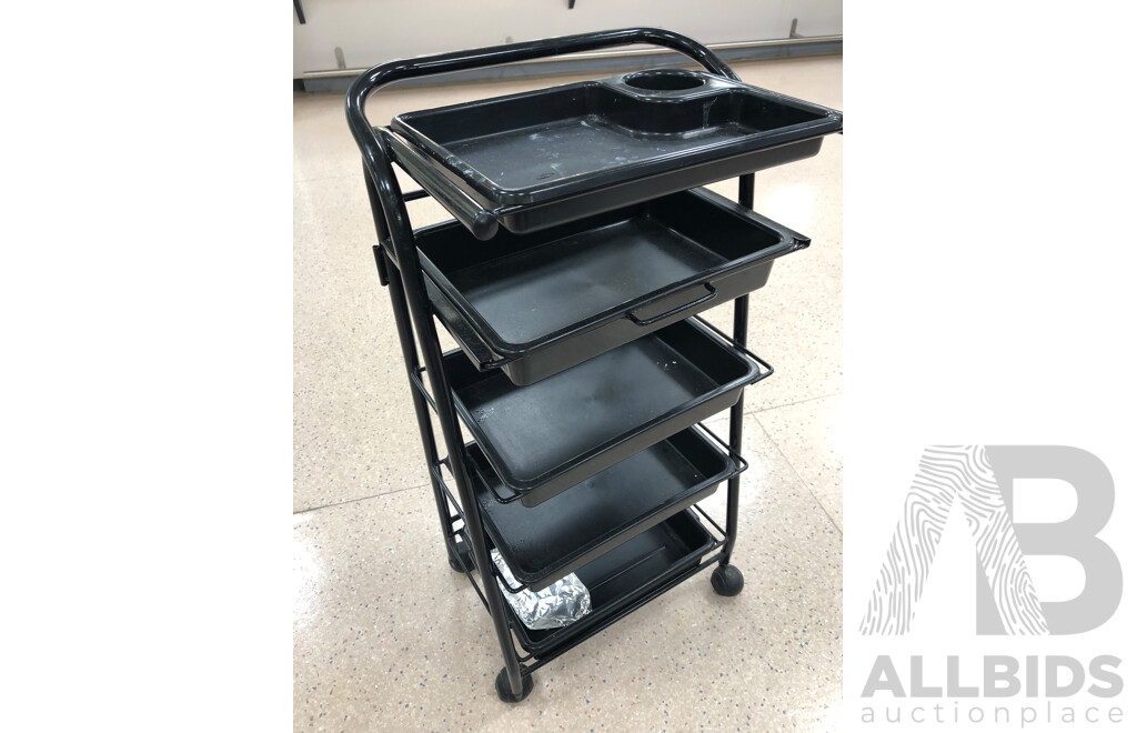 Five Tier Equipment Trolley