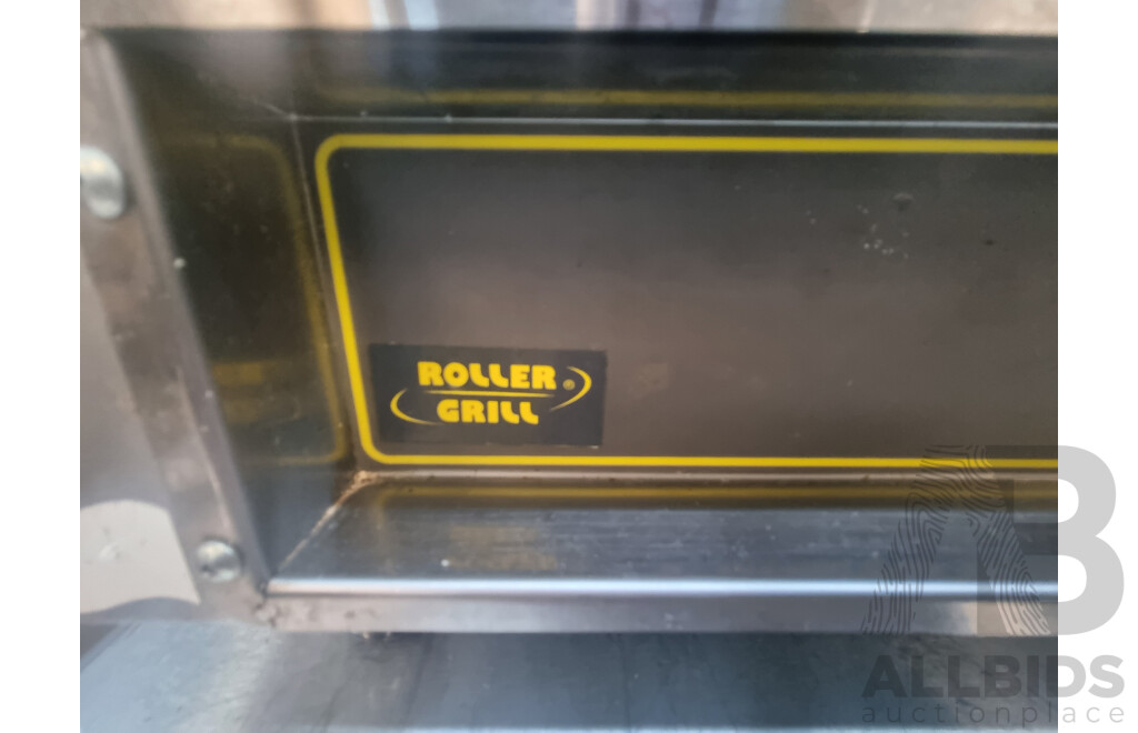 Roller Grill Commercial Electric Salamander & Stainless Steel Work Bench