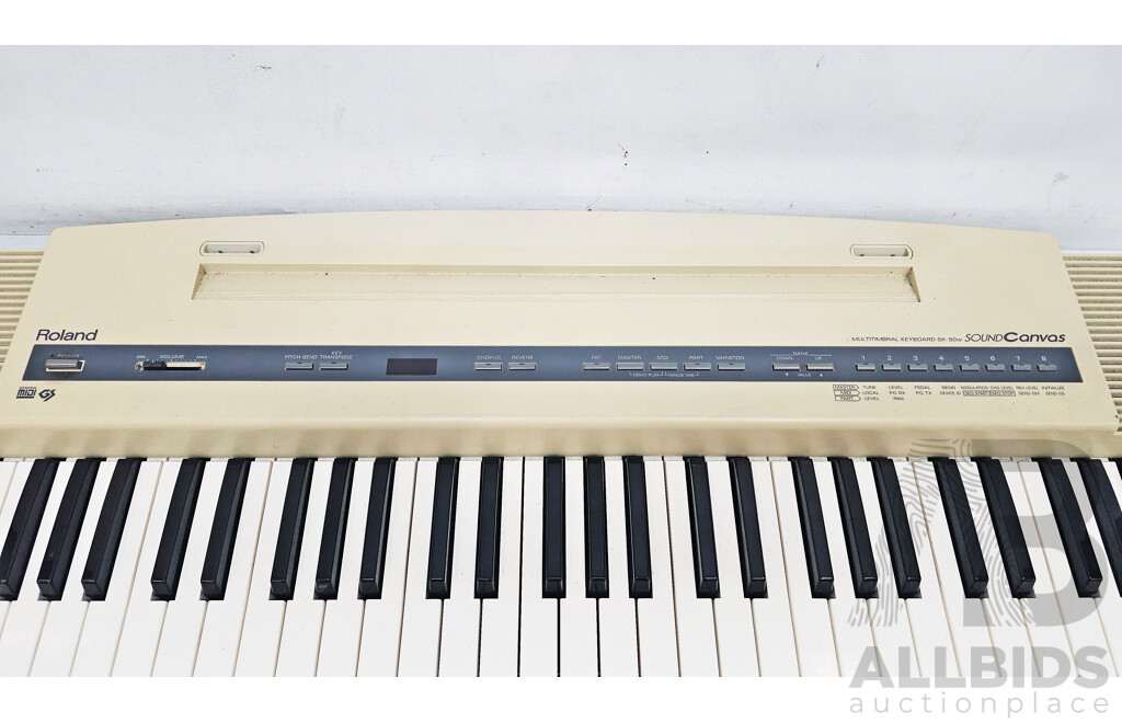 Roland (SL-50IV) Multitimbral SoundCanvas Keyboard
