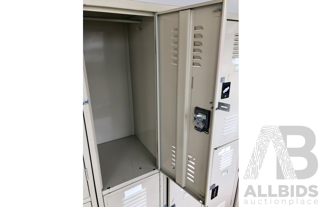 Bay of Six Personal Lockers