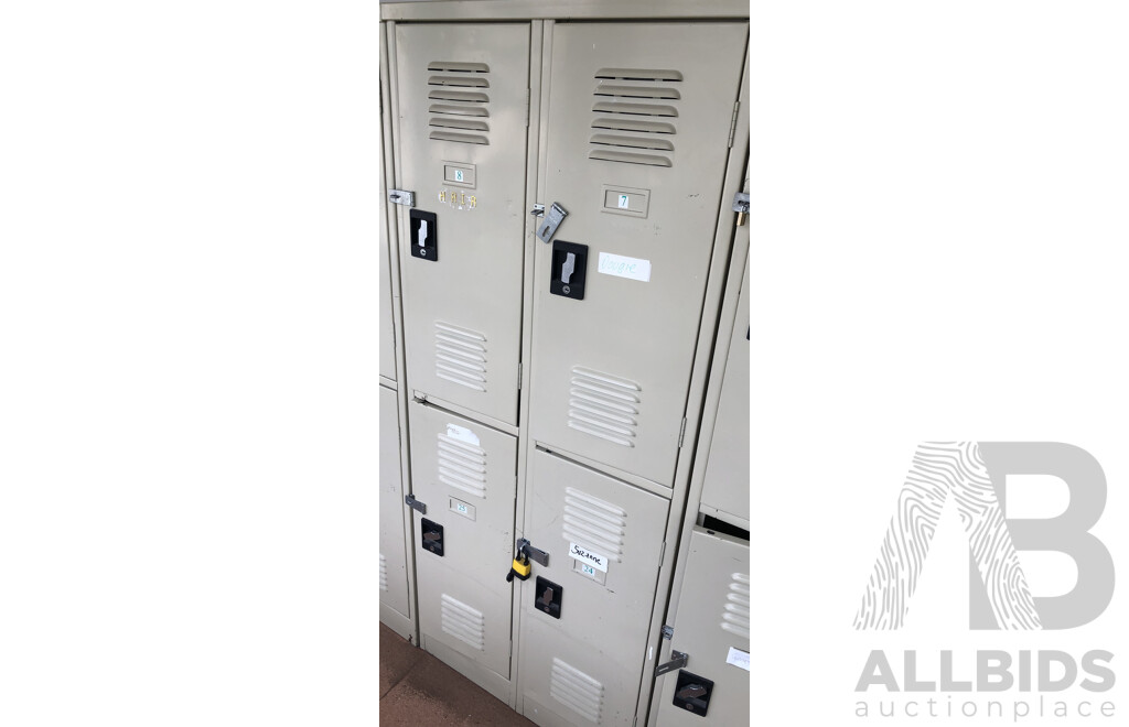 Bay of Four Personal Lockers
