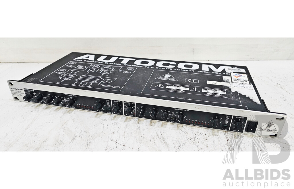 Autocom (MDX1200) Audio Interactive Dynamics Processor with Enhancer