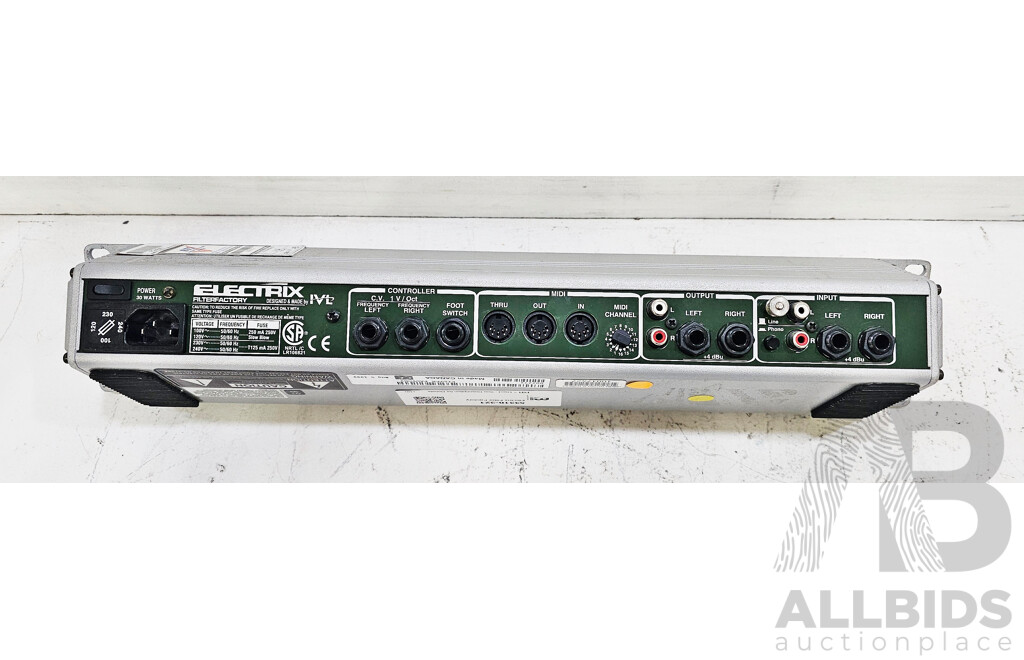 Electrix Filter Factory Analog High Order Filter