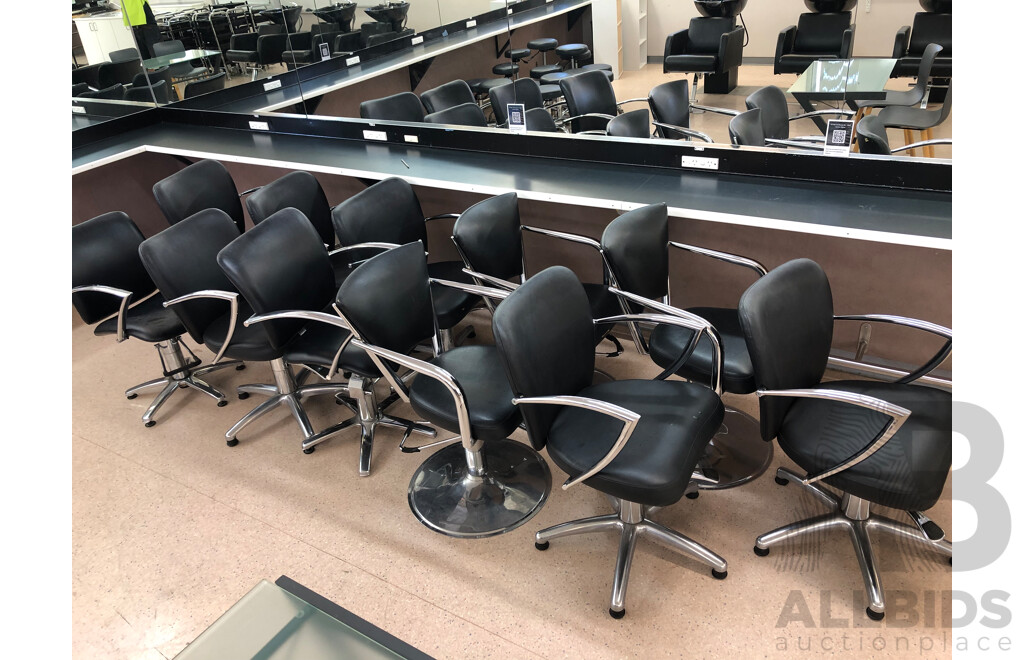 Gaslift Salon Chairs - Lot of 11