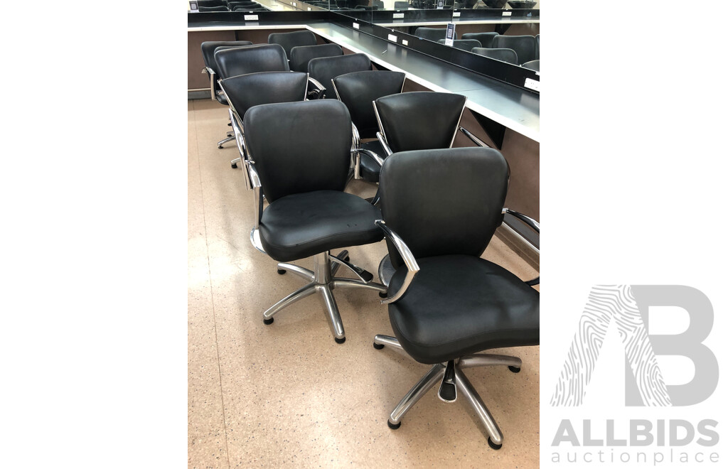 Gaslift Salon Chairs - Lot of 11