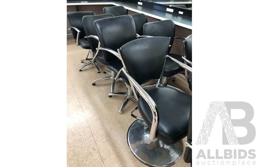 Gaslift Salon Chairs - Lot of 11