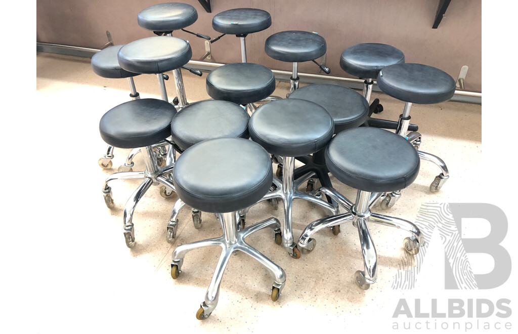 Gaslift Salon Stools - Lot of 14