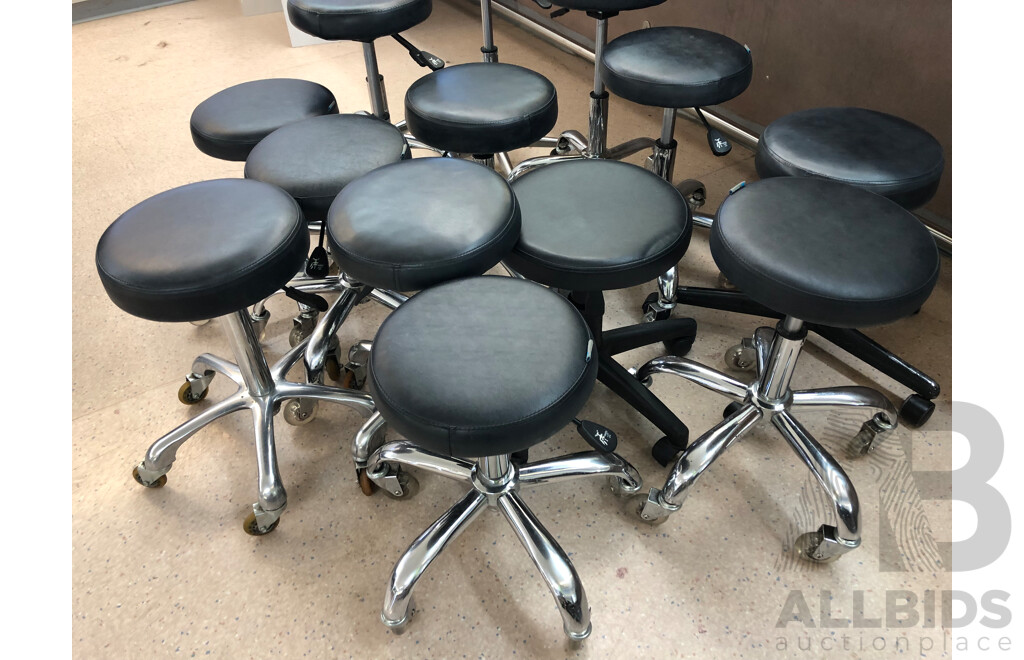 Gaslift Salon Stools - Lot of 14
