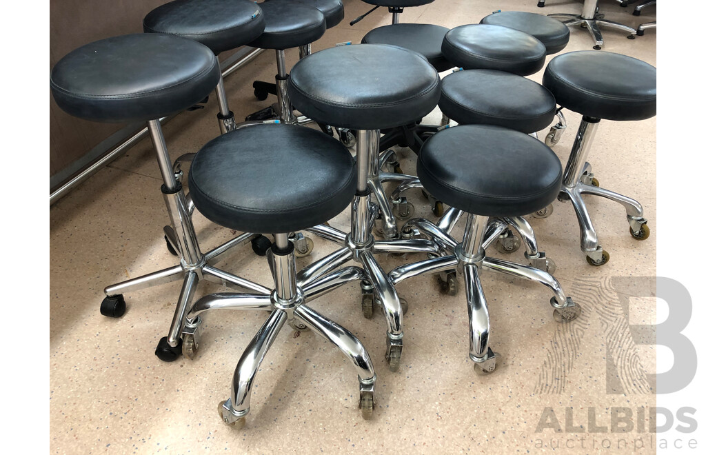 Gaslift Salon Stools - Lot of 14