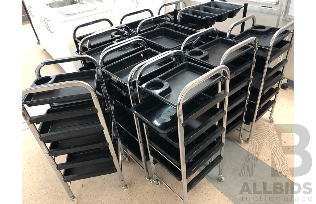 Equipment Trolleys - Lot of 10