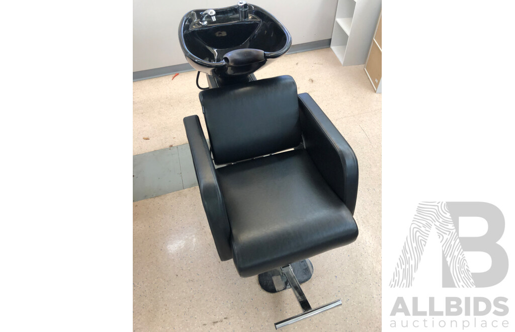 Comfortel Hair Dressers Shampoo Basin and Reclining Backrest Chair