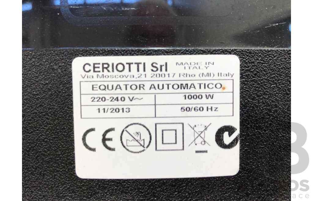 Ceriotti Equator 3000 Hooded Hair Dryer - Wall Mounted