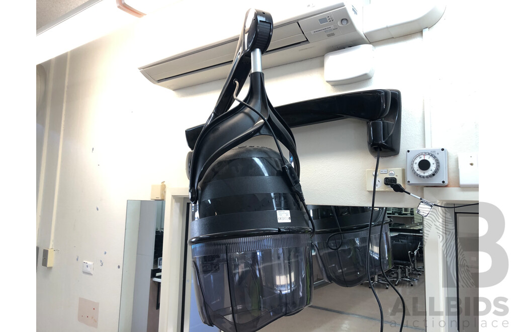 Ceriotti Equator 3000 Hooded Hair Dryer - Wall Mounted