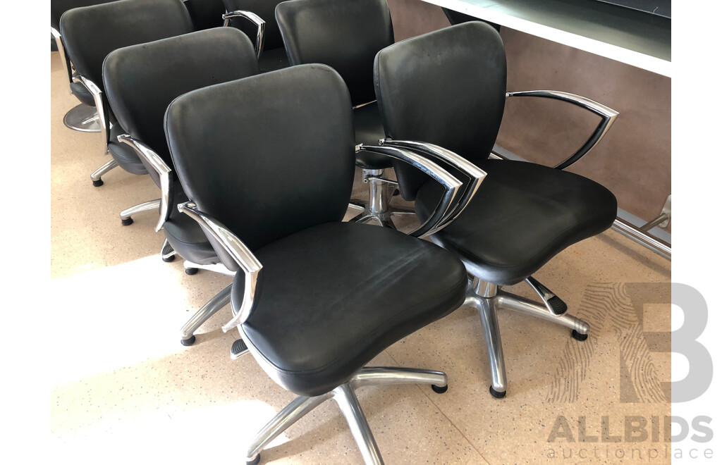 Gaslift Salon Chairs - Lot of 11