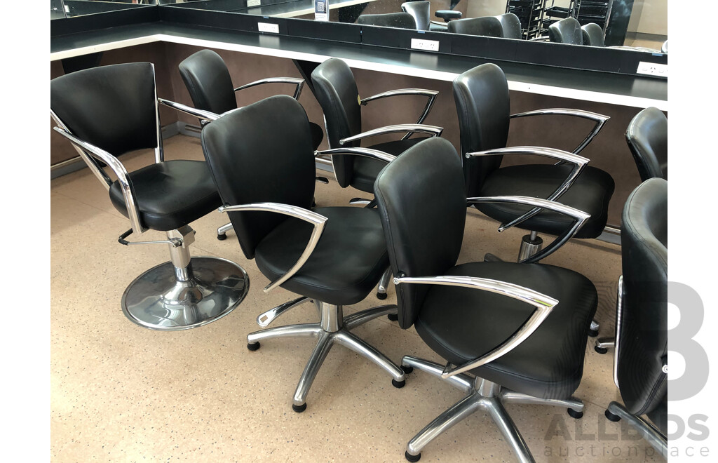 Gaslift Salon Chairs - Lot of 11