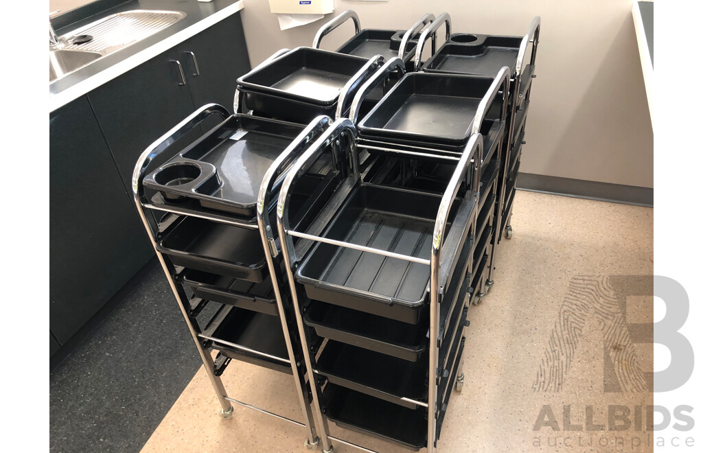 Equipment Trolleys - Lot of Six