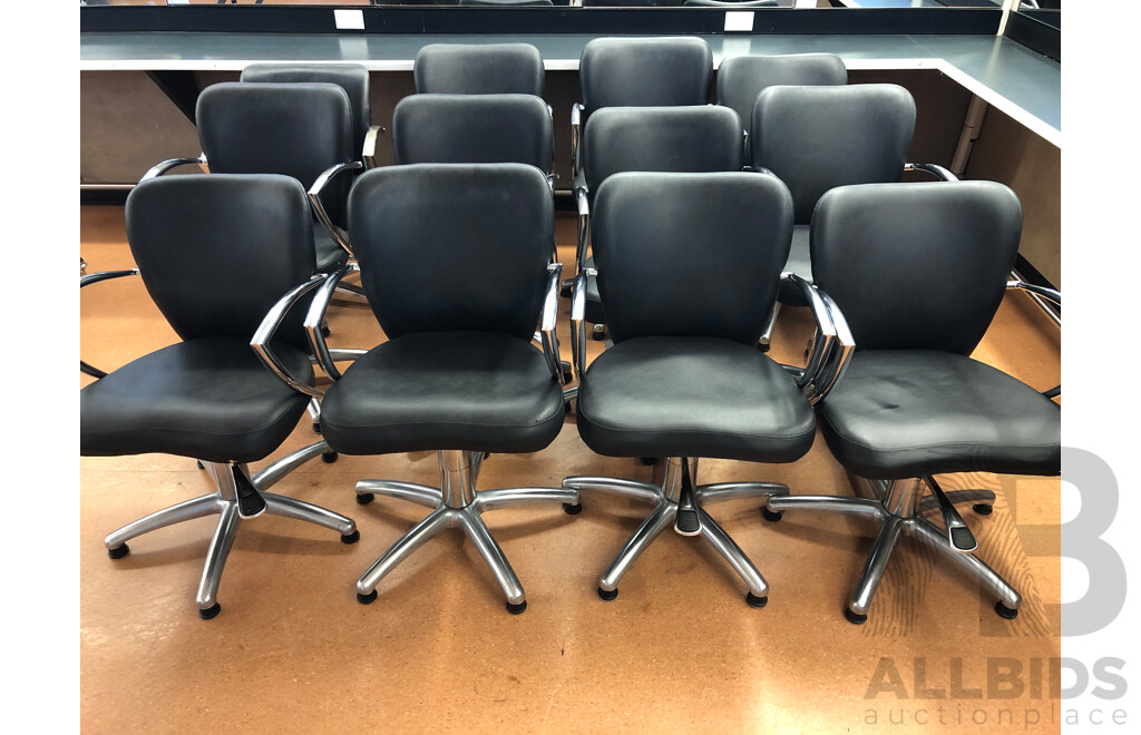 Gaslift Salon Chairs - Lot of 12