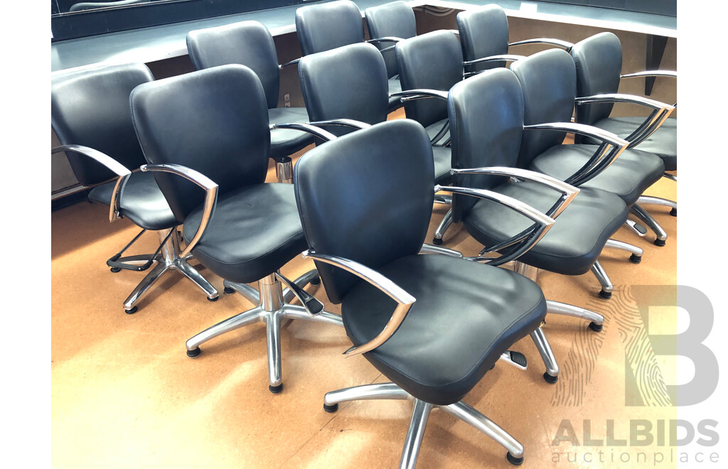 Gaslift Salon Chairs - Lot of 12
